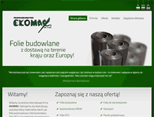 Tablet Screenshot of ekomax.pl
